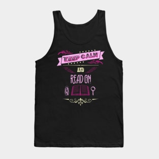 Keep Calm and Read On Vintage RC07 Tank Top